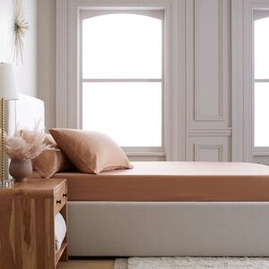 100% Linen Sheet Set Quince Desert Sunset